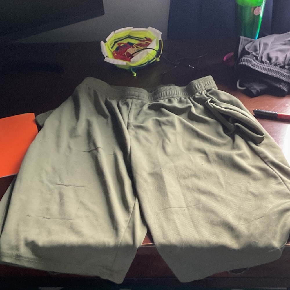 Kids Olive Green Shorts